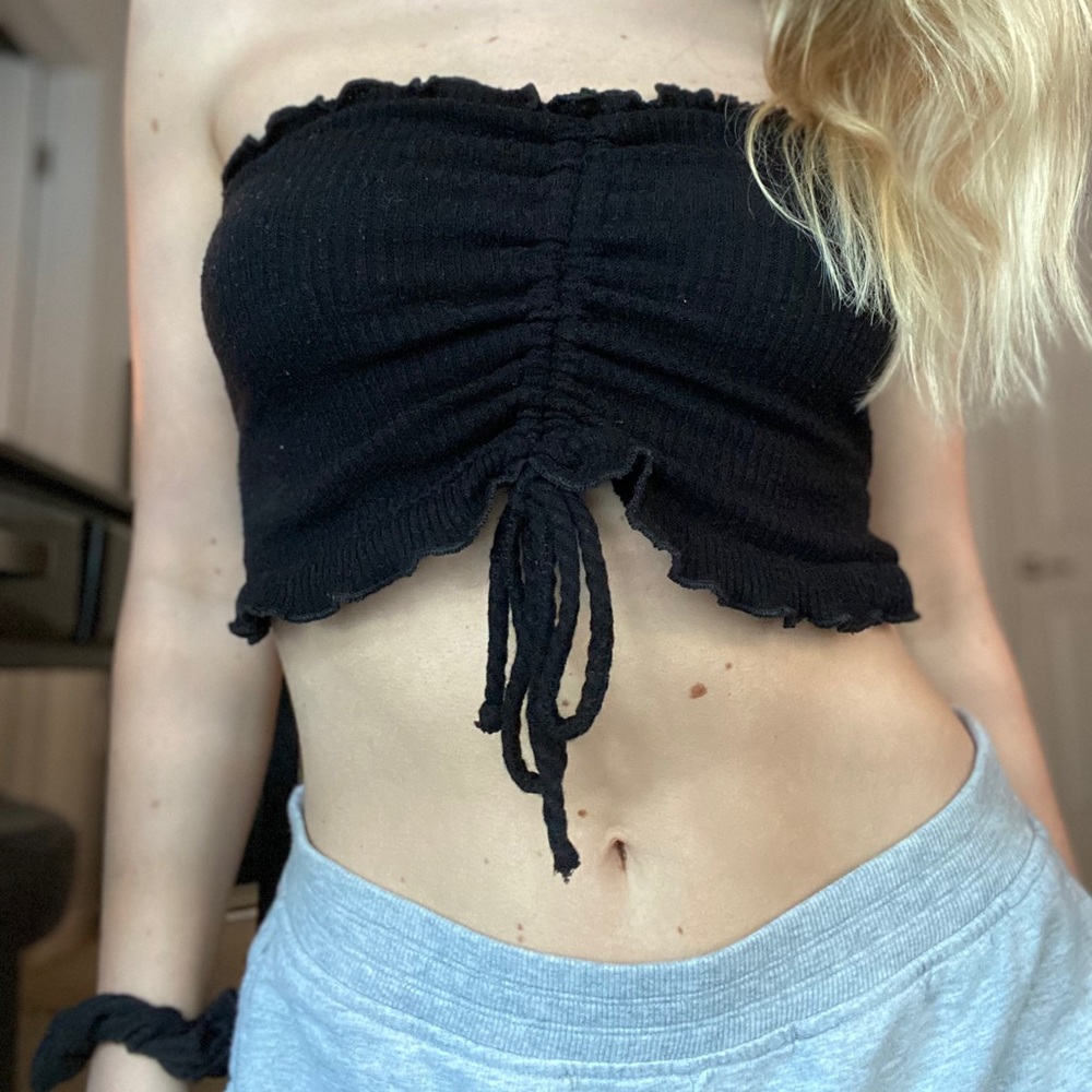 black tube top